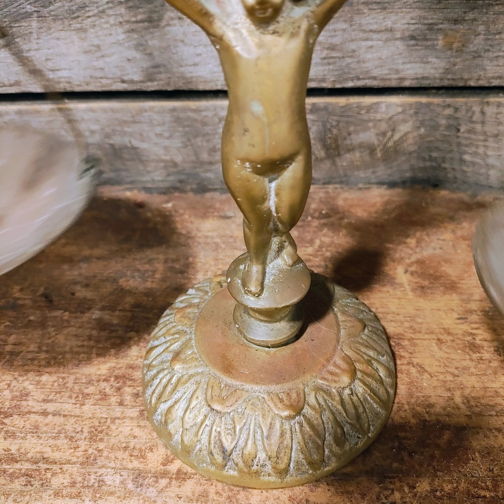 Antique Cherub Brass Scale