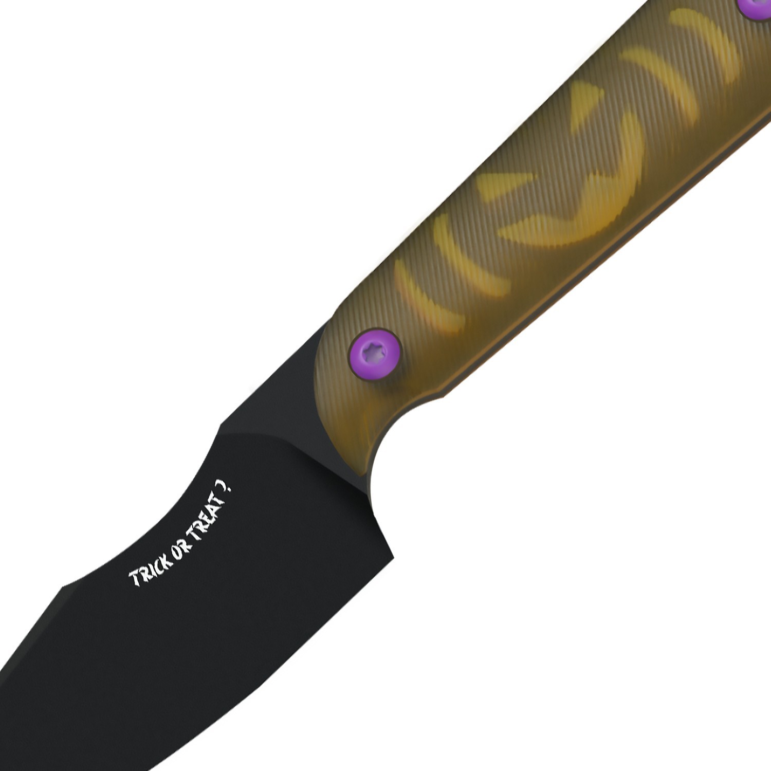 Kizer Mini Harpoon Fixed Knife 3V Blade PEI Handle With Sheath Halloween Gift