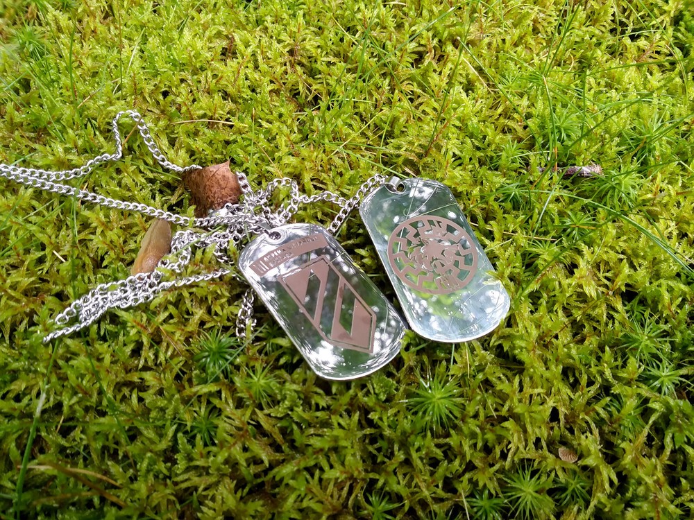 Russo Ukrainian War Dog Tag ID Ukraine Army Field Gear 3 rd Assault Brigade