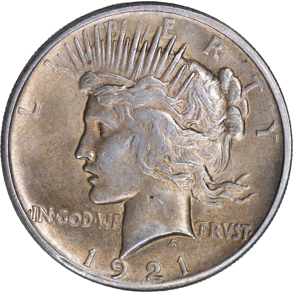 1921 Peace Silver Dollar ~ AU