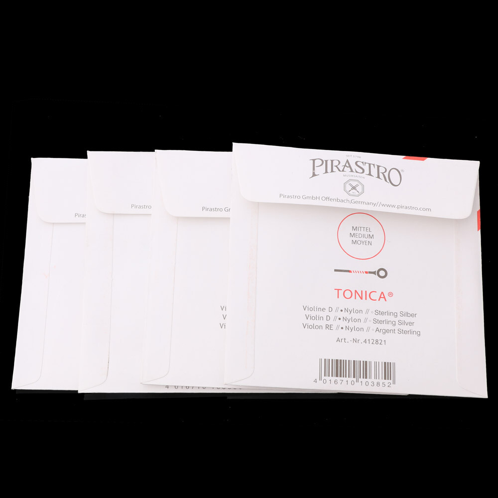 Pirastro Tonica Silver Violin Strings String 4/4 4 pcs/set