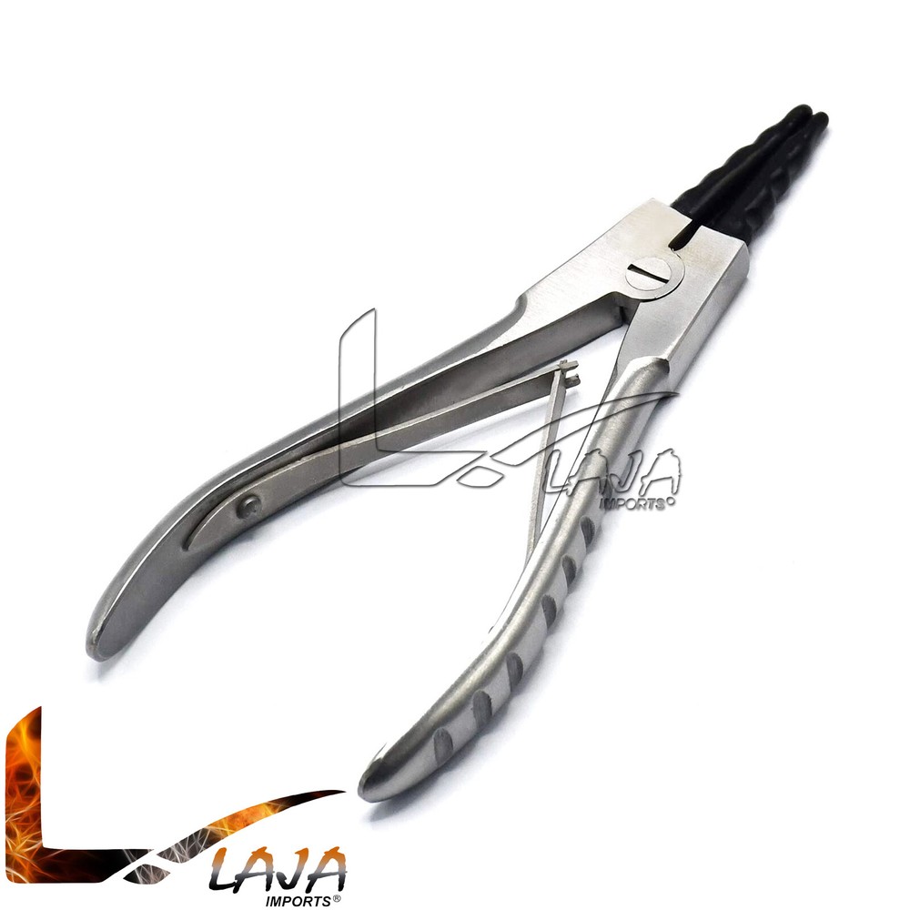 Ring Opening Pliers Reverse Action Jump Ring Bead Ball Capture Tools Rubber Tip