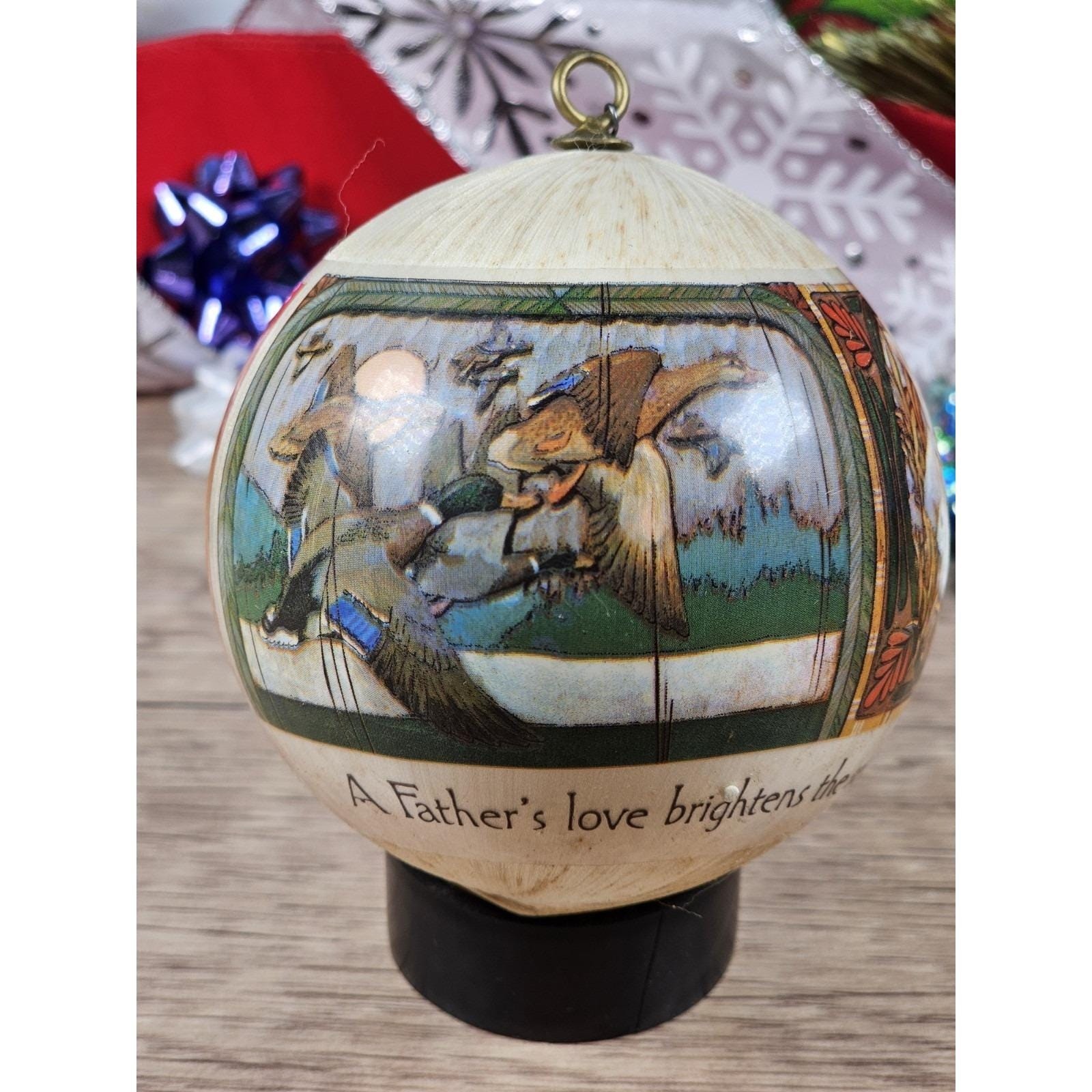 Hallmark 1982 Satin Christmas Ornaments Set of 3 Vintage