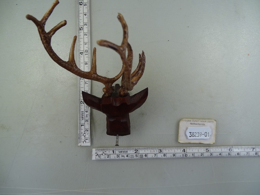 CUCKOO CLOCK STAG HEAD WITH ANTLERS VARIOUS SIZES AVAILABLE