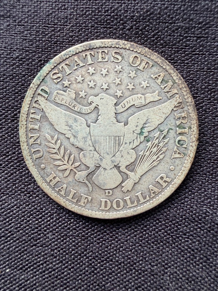 1906 Barber Silver Half Dollar