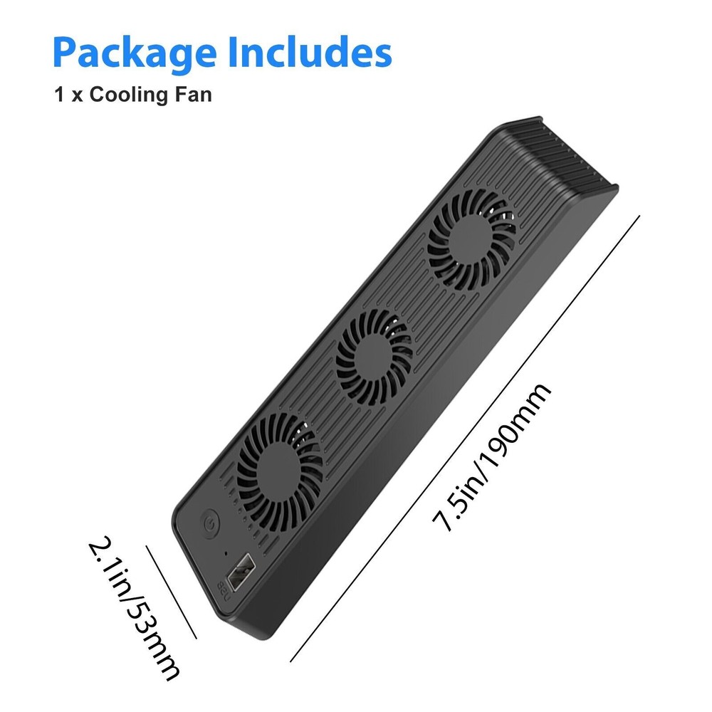 For PS5 PlayStation 5 Cooling Fan Easy Installation No Tools Necessary