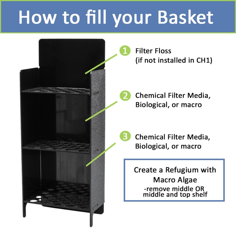 inTank CHAMBER TWO MEDIA BASKET FOR WATERBOX CUBE 20