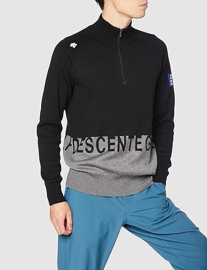 Descente Golf Collection Wool Sweater Size M