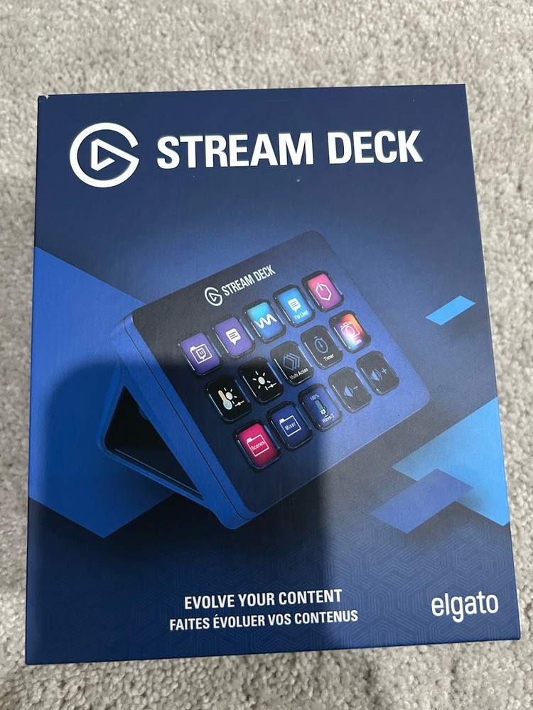 Elgato Stream Deck Black 15 Customizable LCD Keyboard Interface Controller