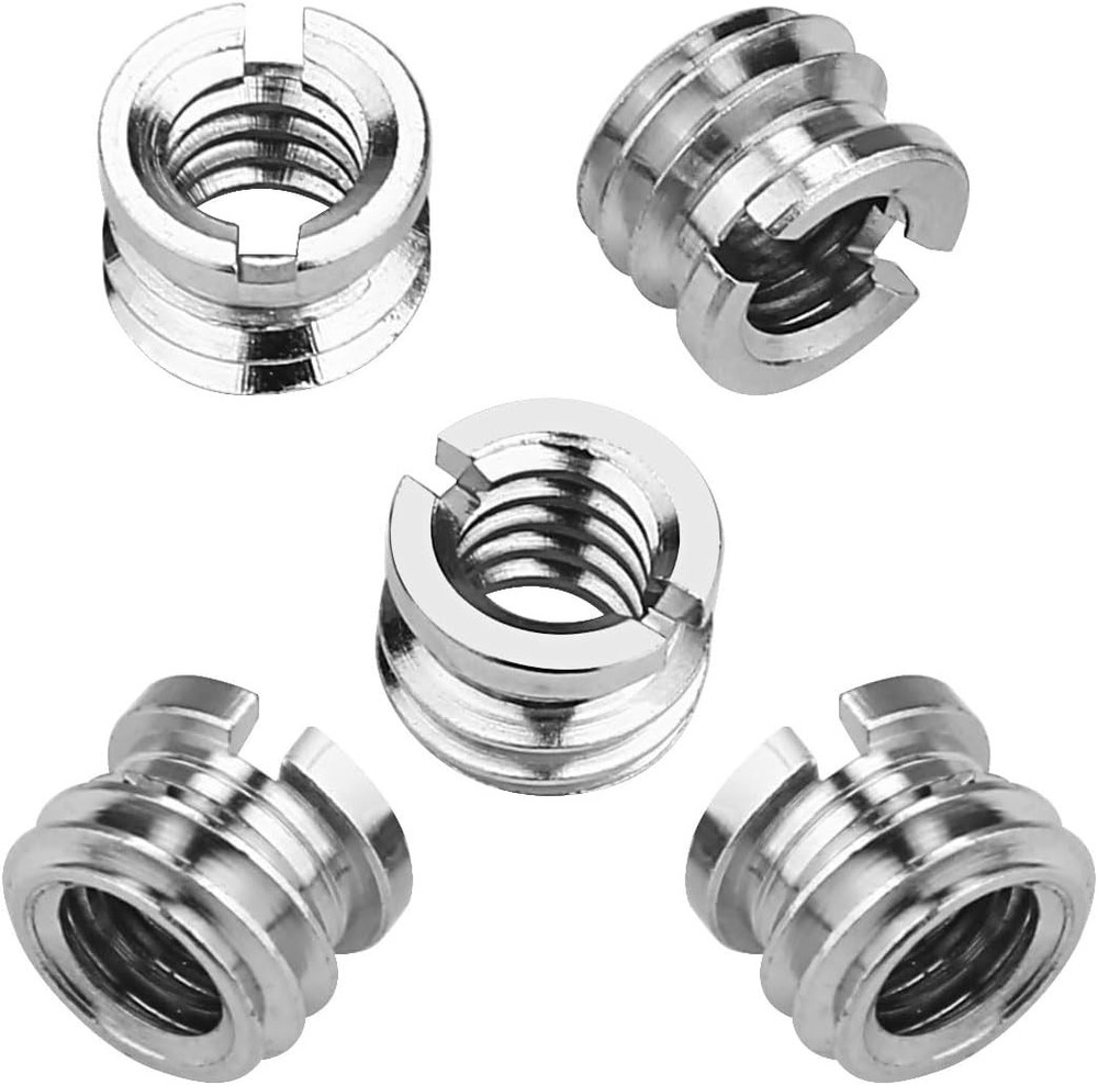 Camera 1/4"-20 to 3/8"-16 Reducer Bushing Convert Screw Adapter , (10 Pack)