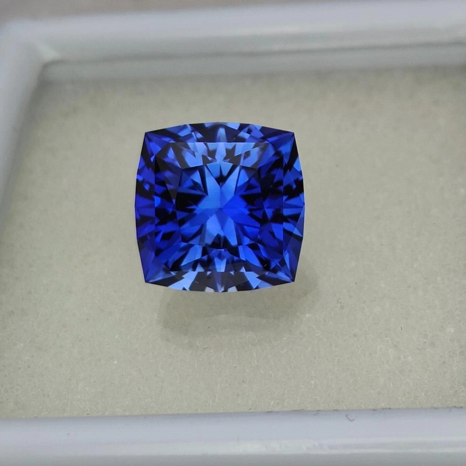 Natural 10.2 Ct+ Sri Lanka Blue Sapphire Cushion Cut Certified Loose Gemstone