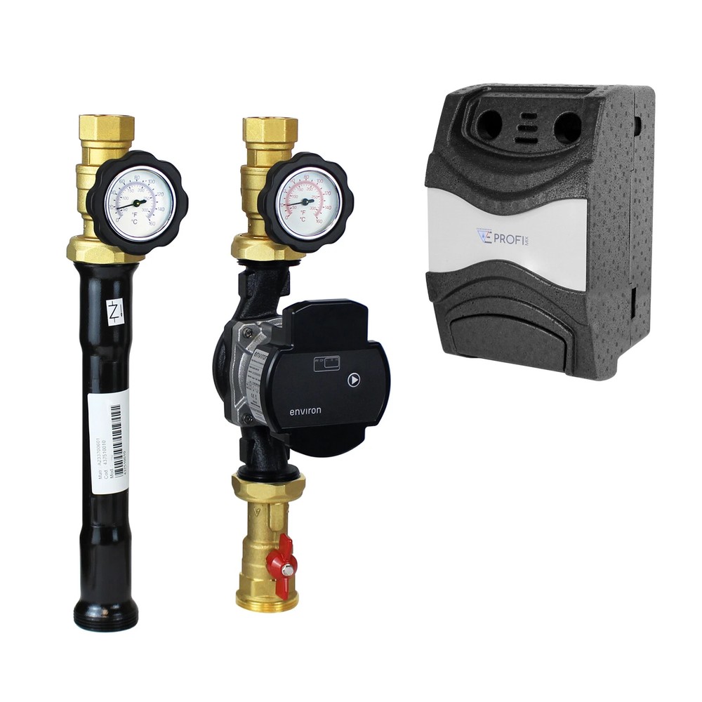 Buffer Storage Pump Group Loading Pump Boiler Unmixed DN25 + EcoStar II 25/6