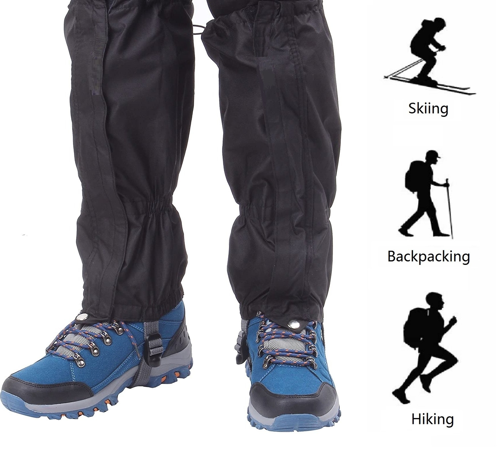 Outdoor Hiking Boots Cover Gaiters Waterproof Leg Protection Snake Snow Legging