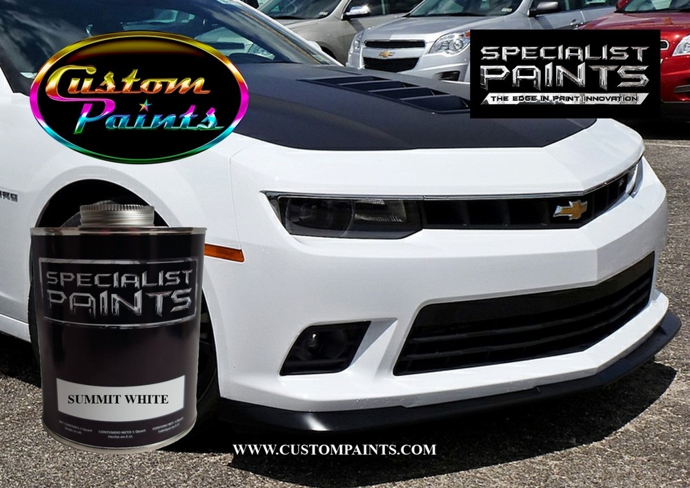 Chevrolet - Summit White - Paint code: GAZ - Urethane Based Automotive Camaro