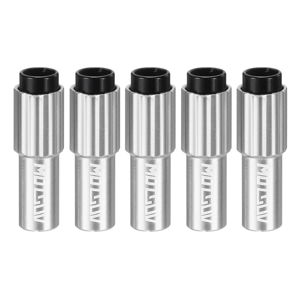 5pcs Bike Inline Cable Adjuster Brake Cable Gear Shift Connector, Gray