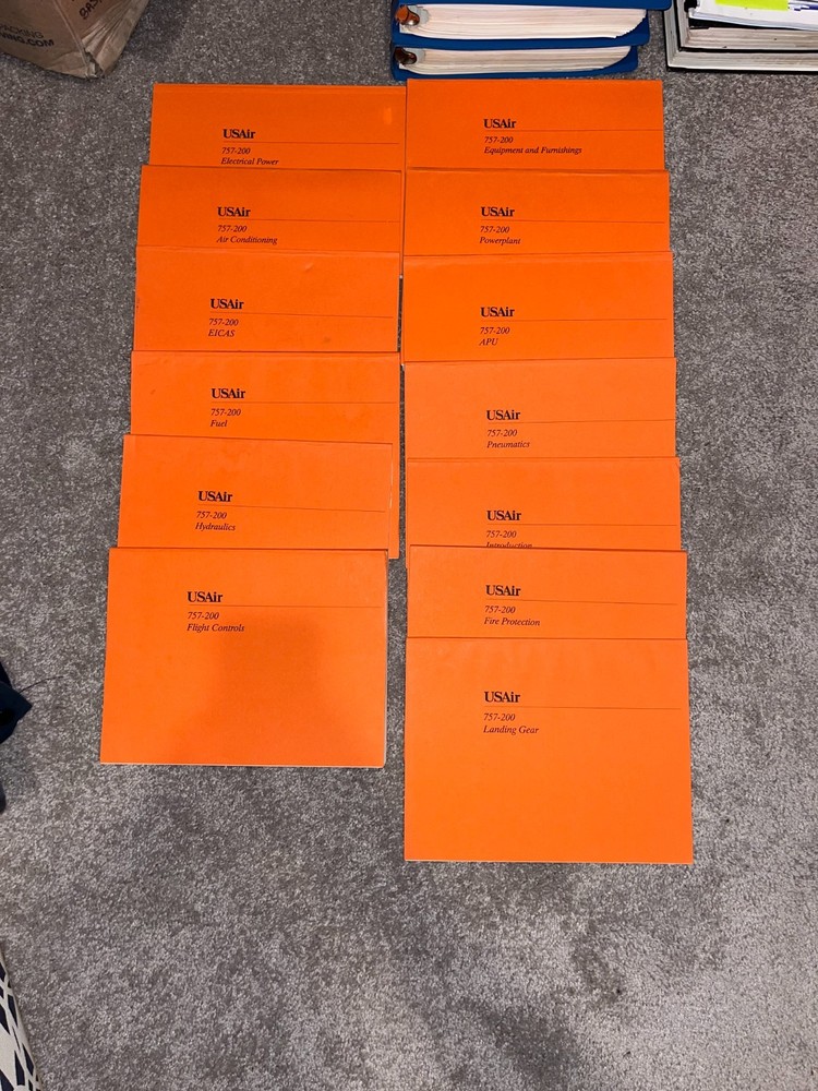 1991 US AIR 757-200 Maintenance Training Manuals