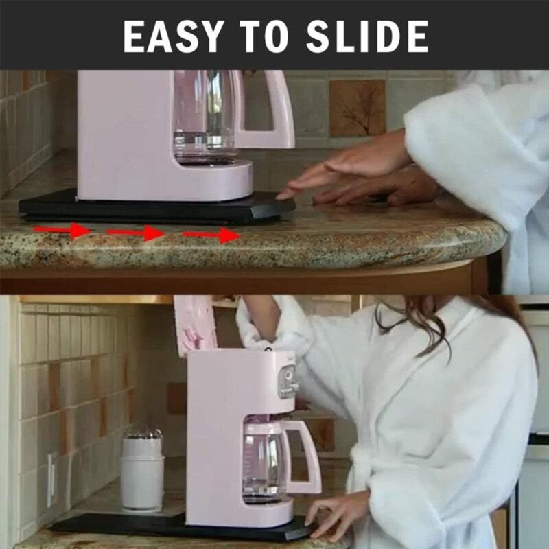 Coffee Machine Sliding Tray Quadrate Stretching Base Coffee Maker Moving Board