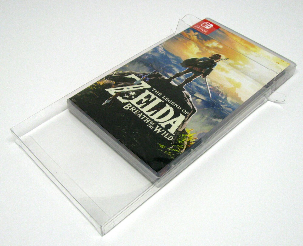 5x NINTENDO SWITCH PLASTIC & STEELBOOK GAMES - CLEAR PROTECTIVE BOX PROTECTOR