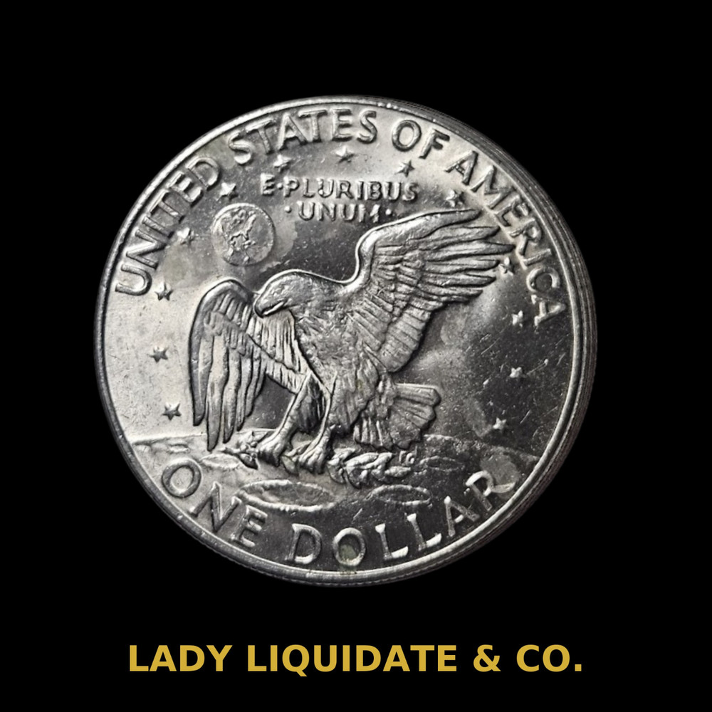 1977 Eisenhower Dollar - Classic Large U.S. Dollar - MINT MARK ERROR