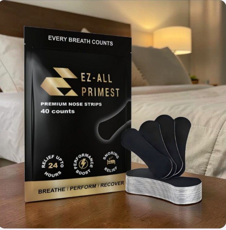 EZ-ALL Primest , Breathe EZ, Nasal Strips Snoring Relief, sports & sleep 40 Pcs