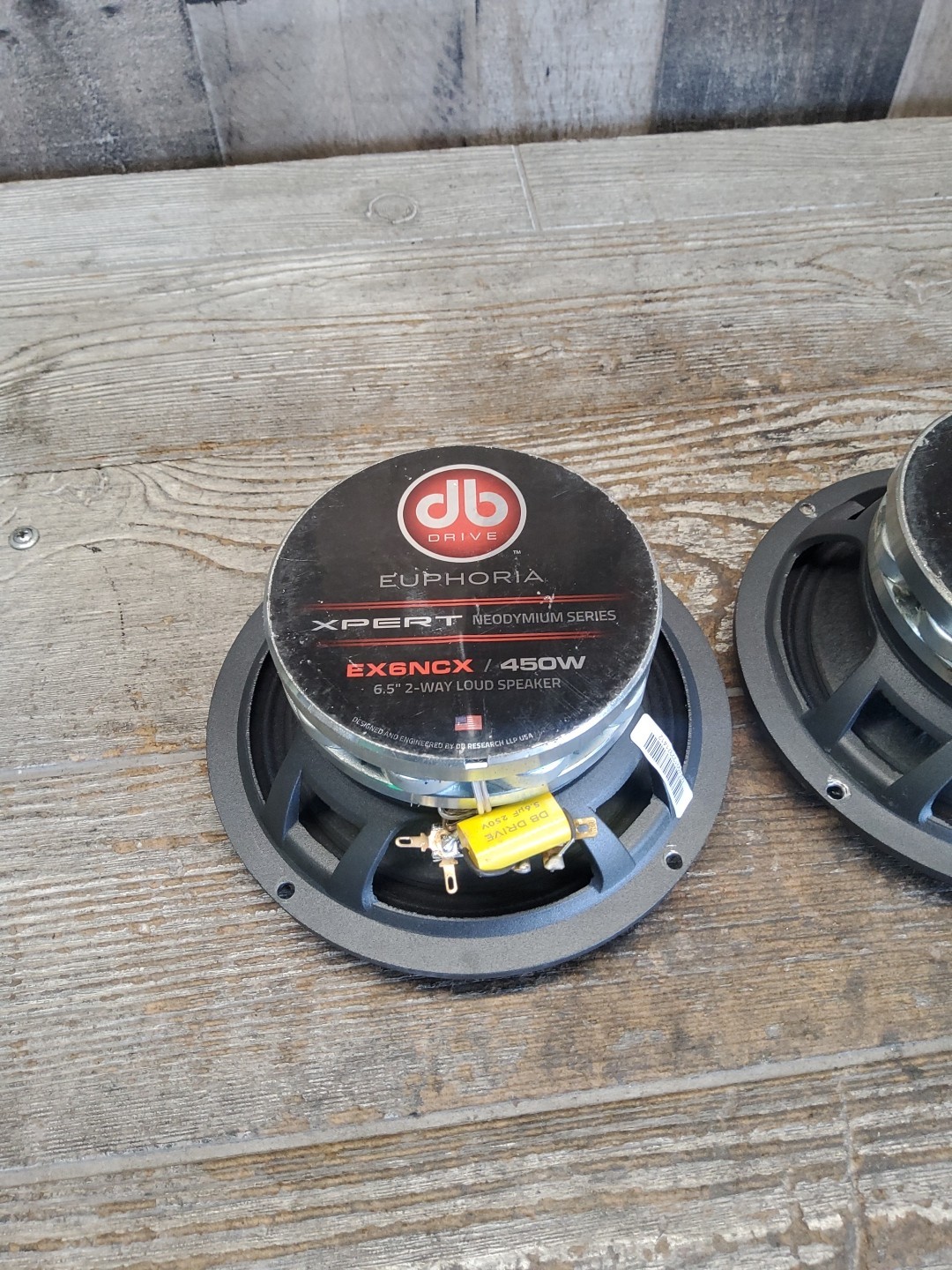 DB Drive Euphoria Xpert Neodymium Series EX6NCX 450W 6.5" 2 Way Loud Speakers