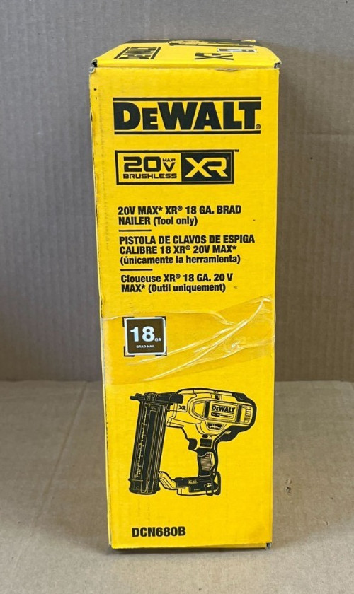 [NEW] (DCN680B) DeWalt 20V MAX XR 18 Gauge Brad Nailer (Tool Only)