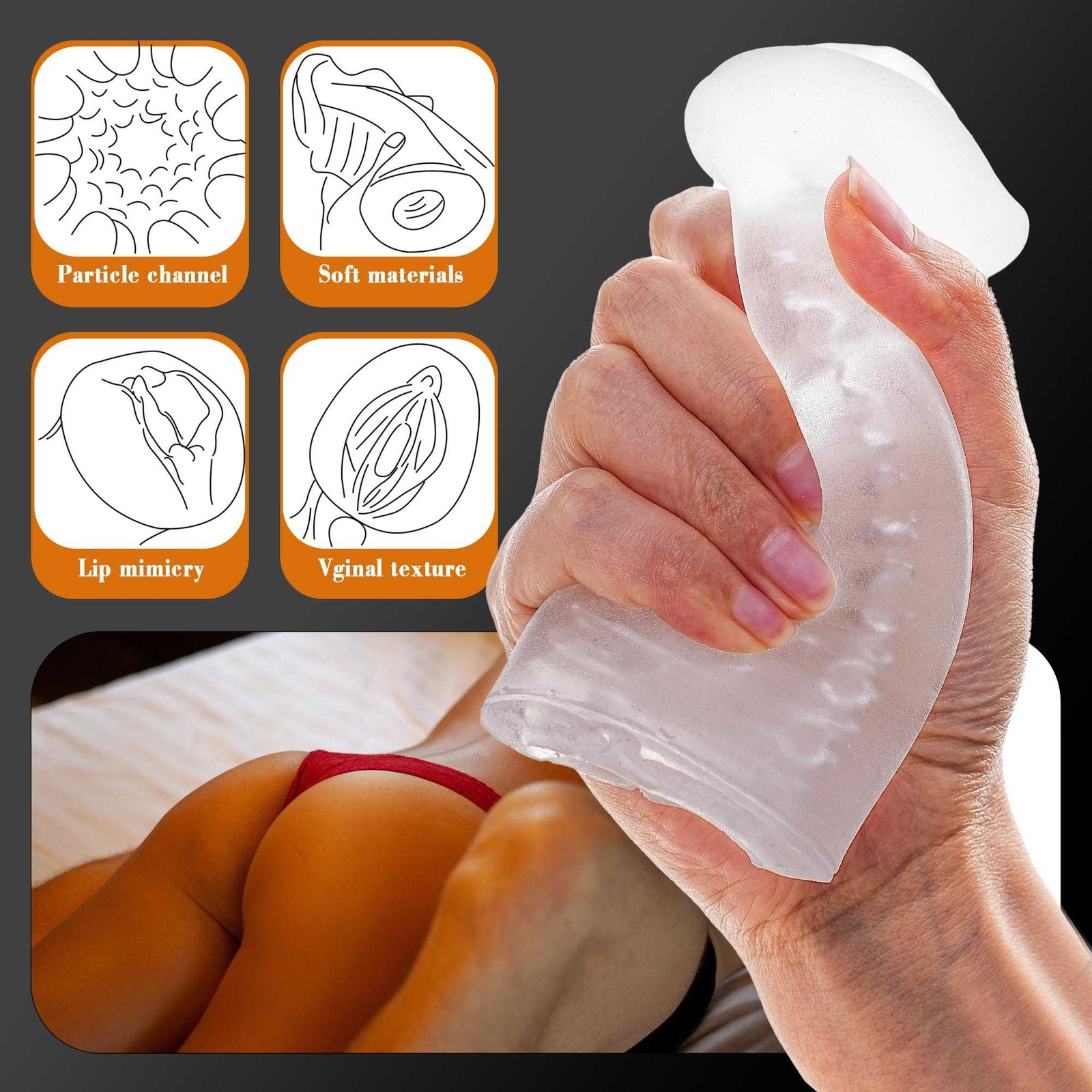 Male Sleeve Silicone Replacement Donut Sleeve for Penis Pump Vacuum Men Enhancer