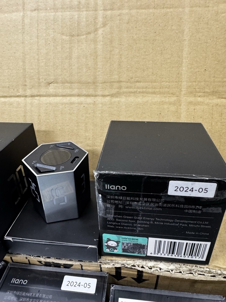 Ticktime Pomodoro Timer Cube, Hexagon Productivity Timer, Pause & Resume, Llano