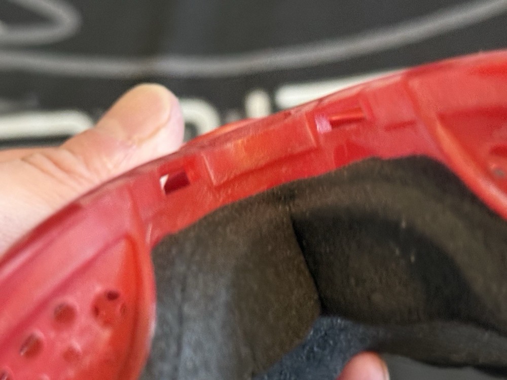 JT Spectra ProFlex Goggle Frame - RED DATE 07/2004