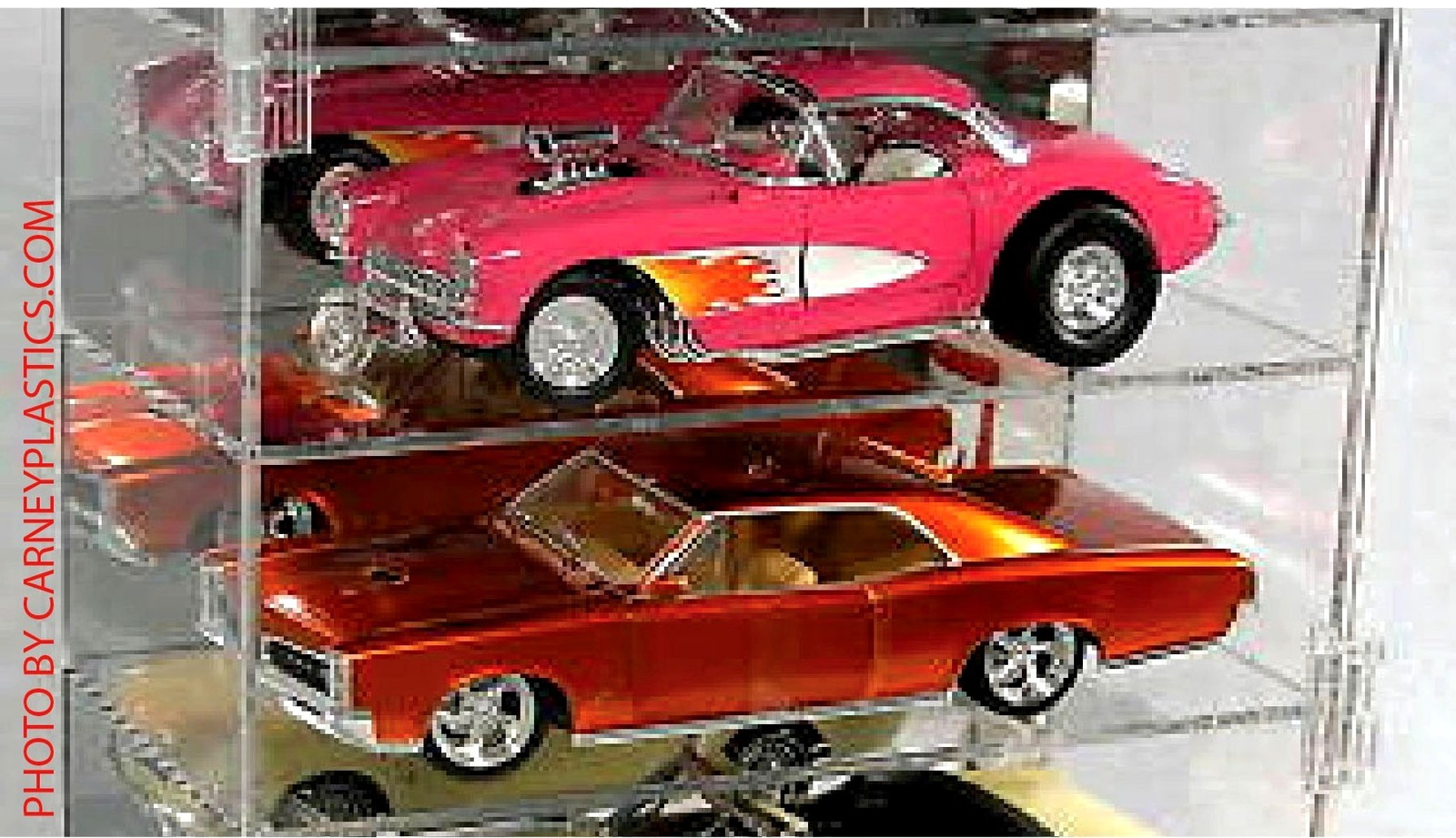 Model Diecast Display Case 1/18th Scale 6 car Vertical