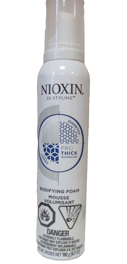 Nioxin 3D Styling Bodifying Foam Pro Thick , 6.7 oz
