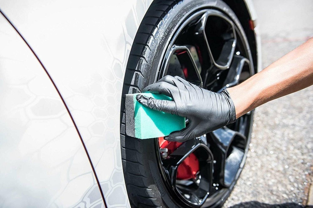 12-Pack Jumbo Tire Dressing Applicator - Crescent by Hi-Tech Industries