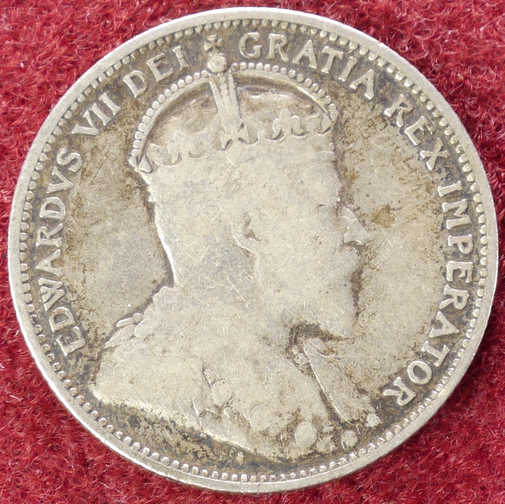 Canada 25 Cents 1909 (D2108)