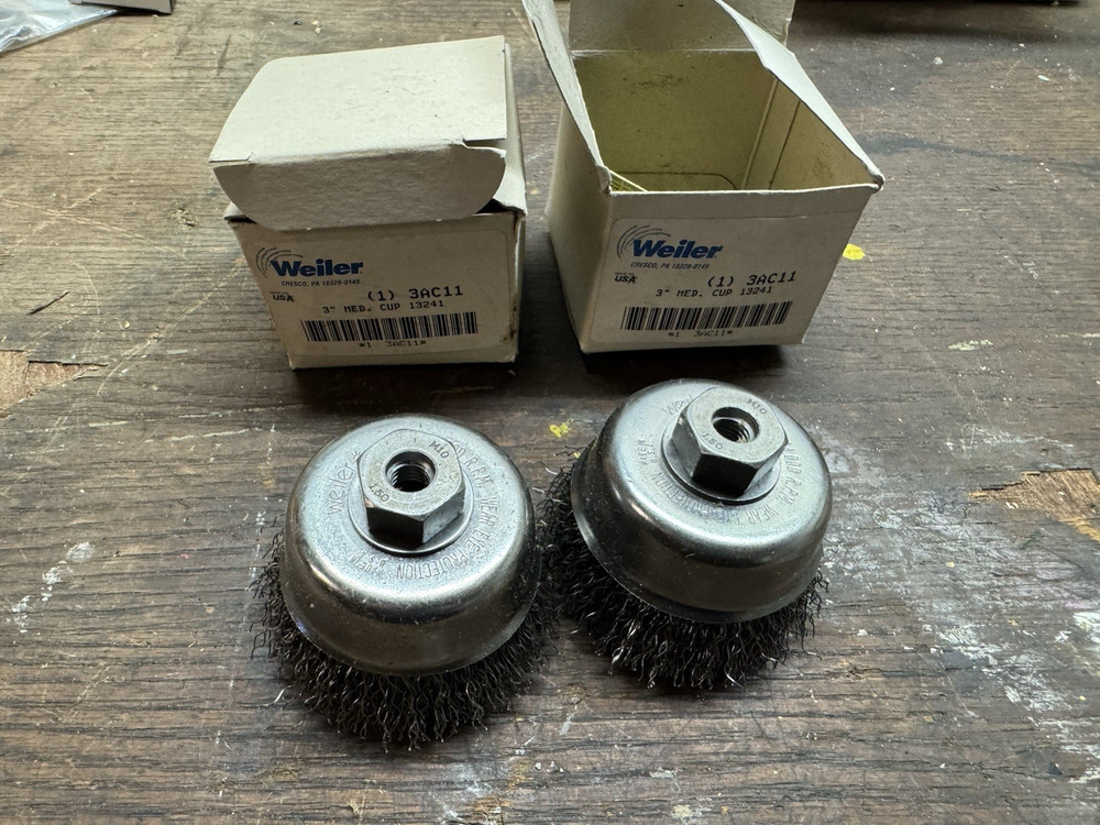 3 Wire Wheel Brushes Attachments
