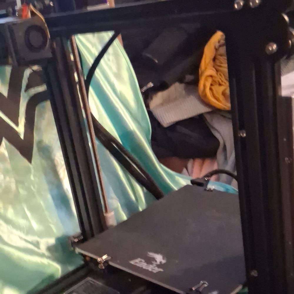 Ender Ender 3 FDM 3D Printer Dragon Logo Black Frame