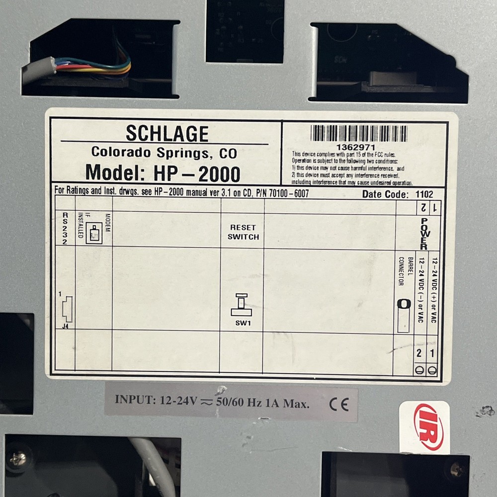 SCHLAGE HANDPUNCH 2000-XL