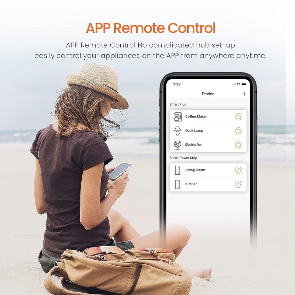 Certified SP6 Smart Plug - Remote Control, Voice Activation & Easy Install