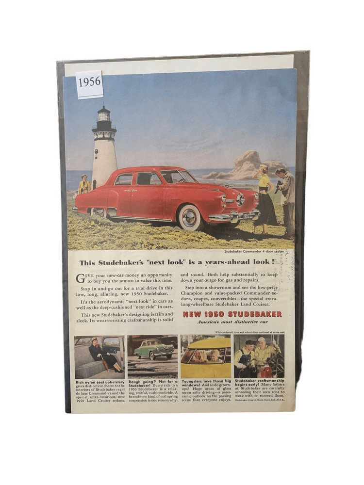 Vintage 1956 Studebaker Next Look Advertisement Ad Advertising