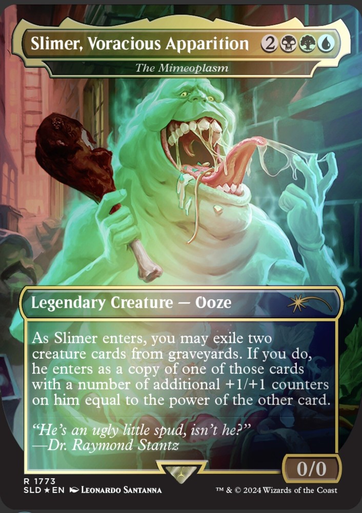Secret Lair x Ghostbusters: Slimer Foil