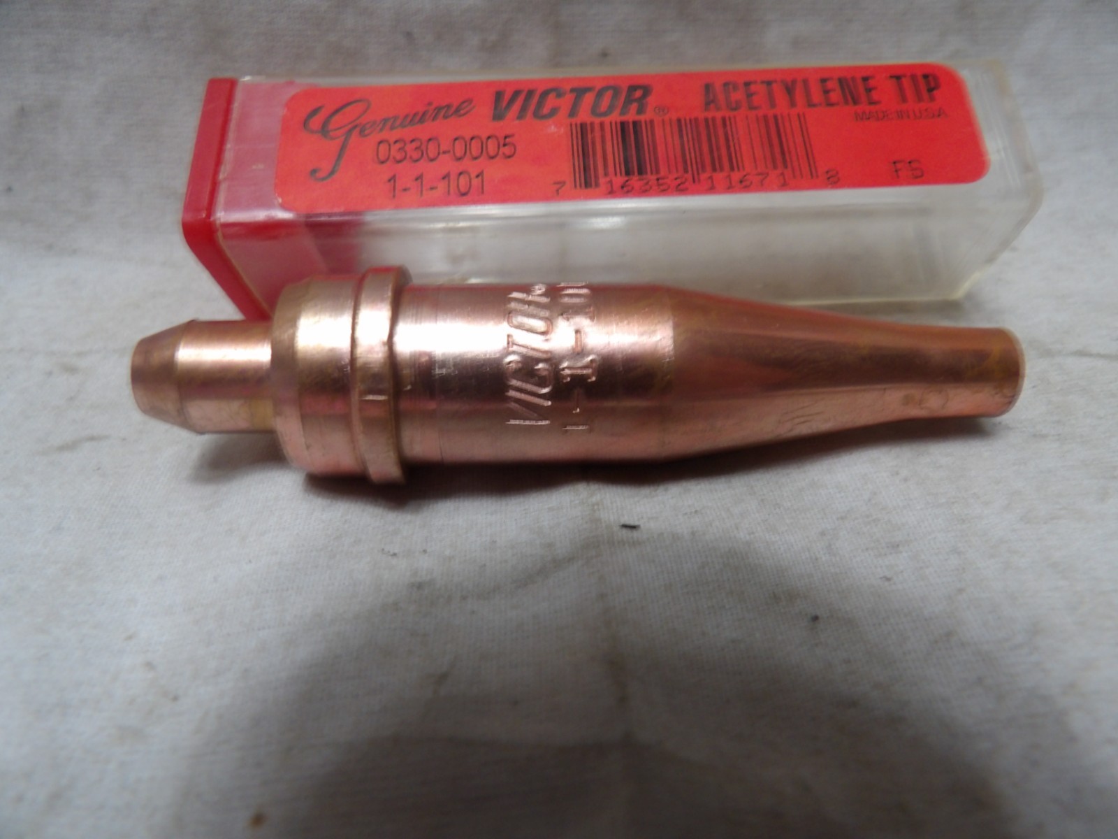 Victor Acetylene Tip 1-1-101 - Made in the USA