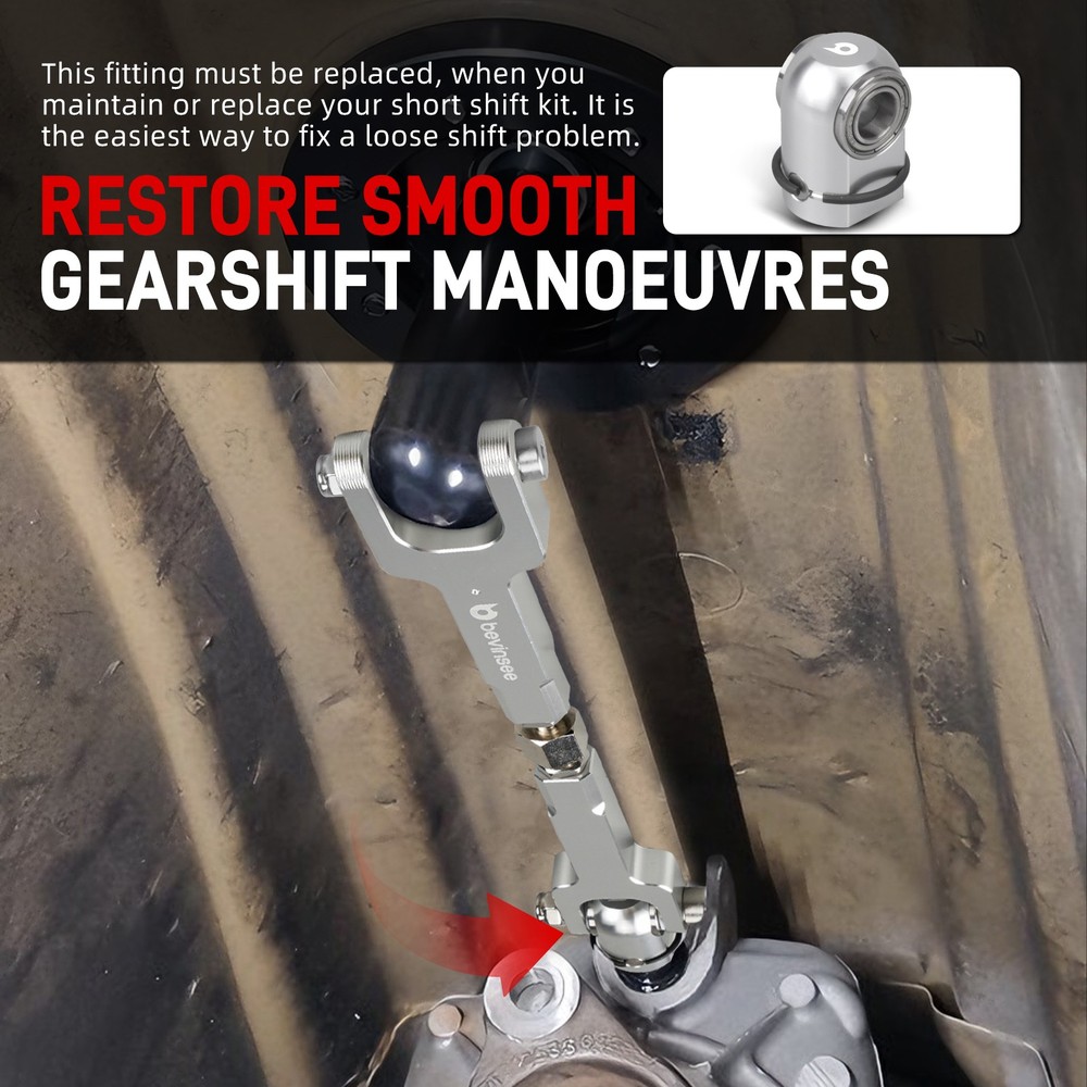 Billet Short Shifter Selector Rod Joint Upgrade For BMW E90 E91 E92 E93 E82 E88