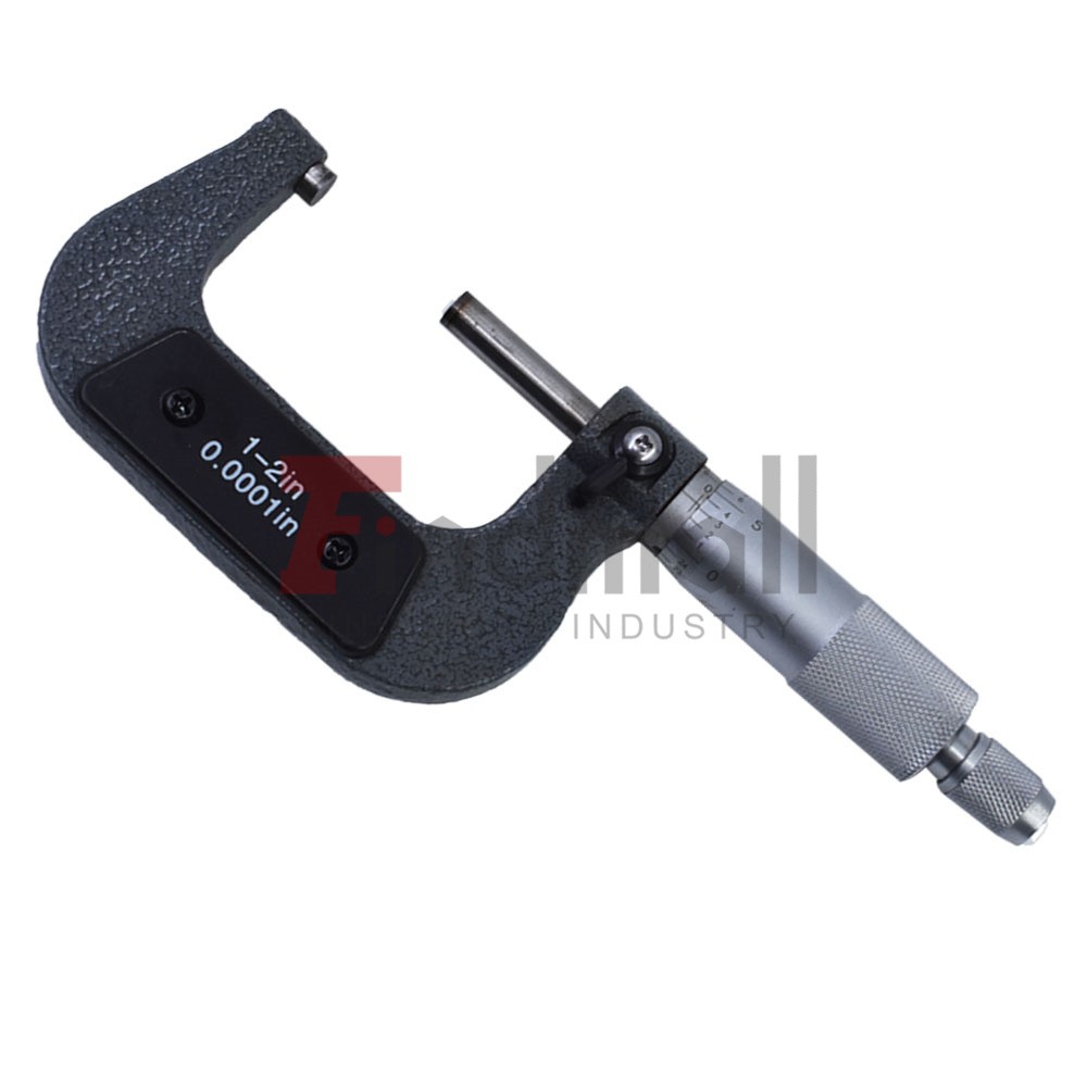 HiGH PRECISION 1 - 2 INCH STANDARD OUTSIDE MICROMETER .0001"