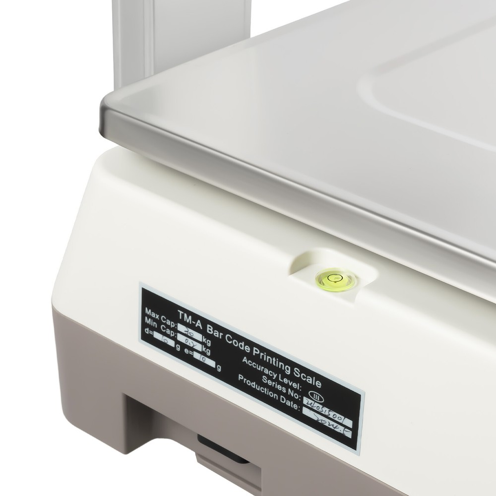 Electronic Price Computing Scale Weight Scale w/ Thermal Label Printer 30kg max