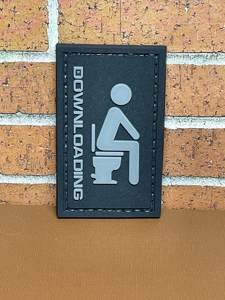 PVC Tactical Morale Patch - Downloading Patch - Funny Meme Gun Patch