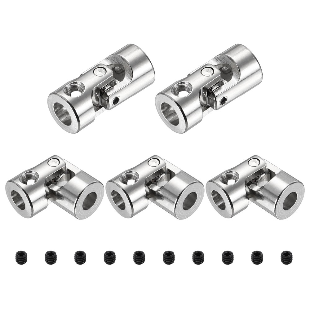 5pcs Rotatable Joint, 6mm to 6mm Inner Dia Universal Joint