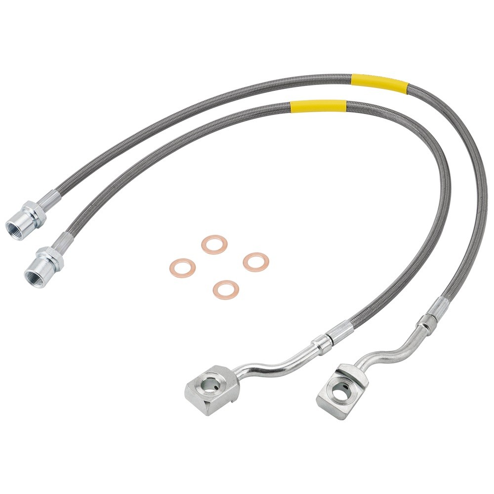 Extended Front Brake Lines 5-7.5in For 07-19 Suburban 1500 Tahoe GMC Yukon
