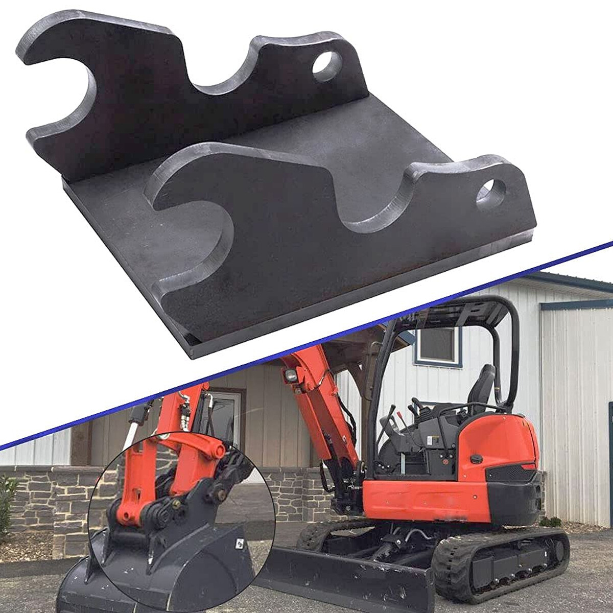 For Kubota Excavator Quick Attach Bucket Ears U35 KX040 KX71 KX91 KX121 KX033