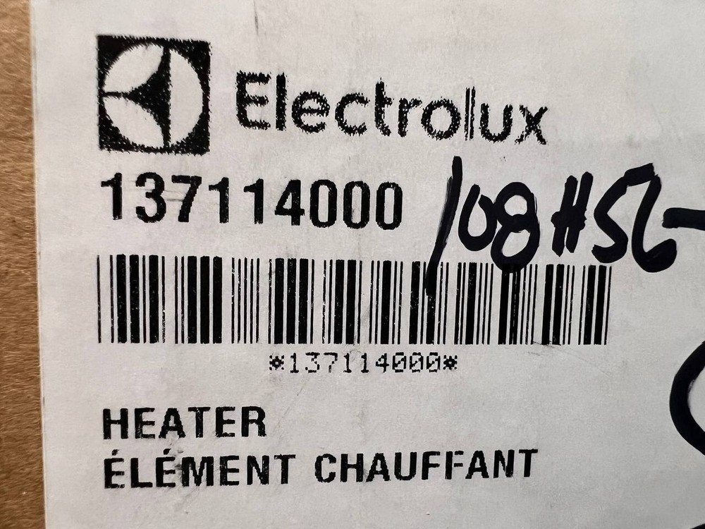Genuine OEM Electrolux Dryer Heating Element Assembly 137114000