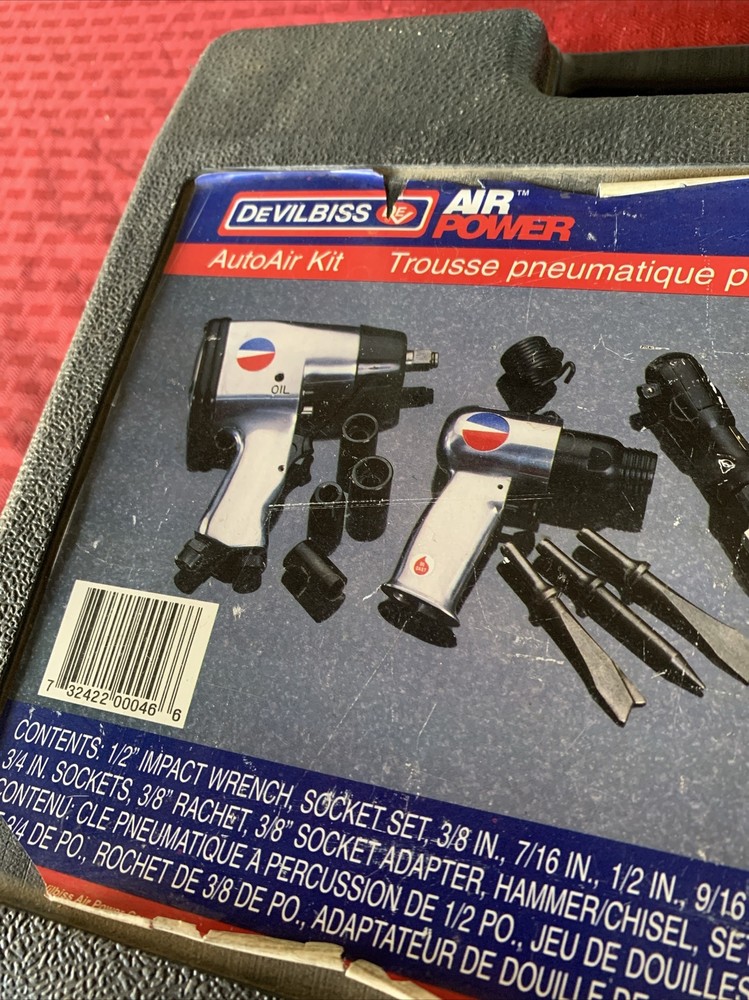 Devilbiss AutoAir Kit, Storage Case, Dv1380-01