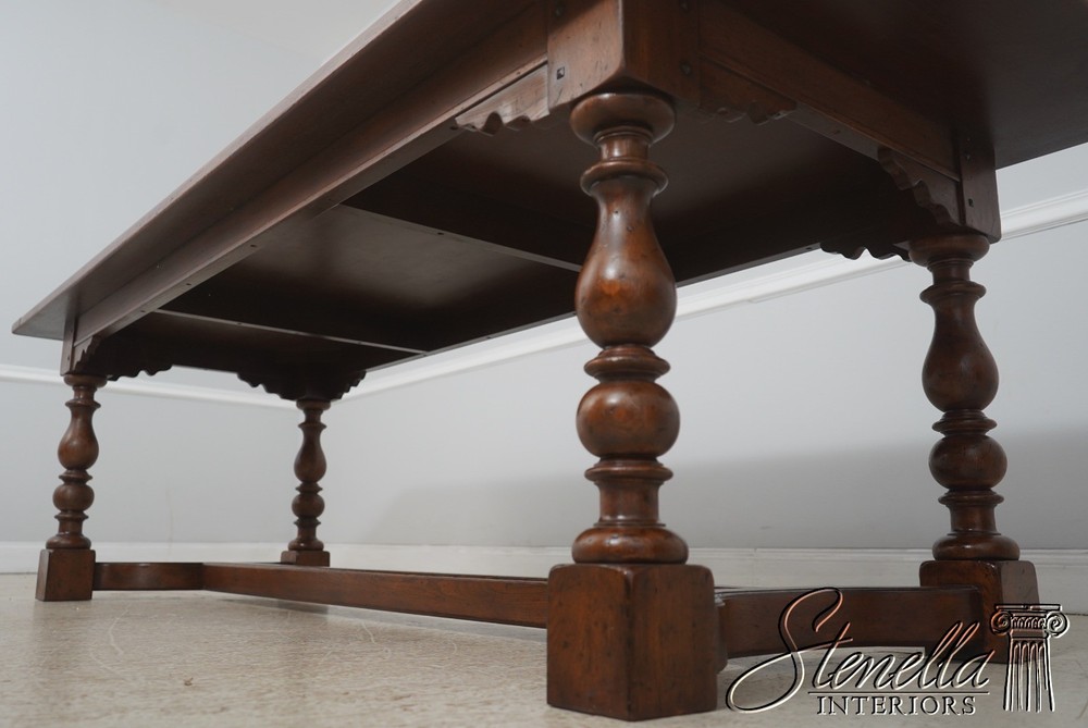 L72587: JONATHAN CHARLES Large Chestnut Banquet Dining Table